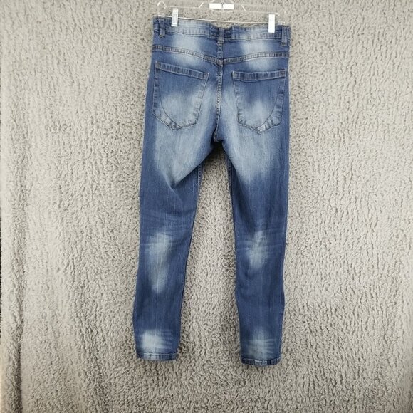 Paper Denim & Cloth Jeans Mens 32x30 Blue Skinny Stretch Denim - Picture 4 of 6